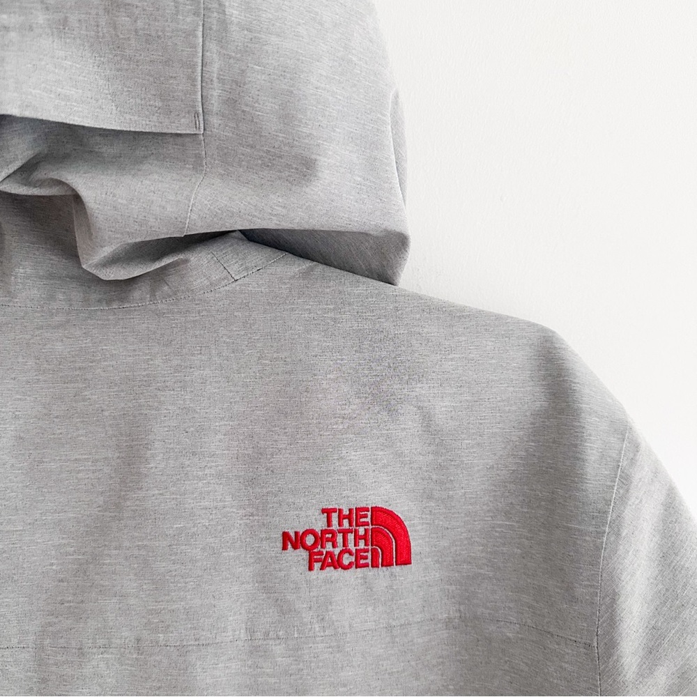 The North Face Dryzzle Gore-Tex Hooded Jacket Gray Red Logo Men's Size Medium - Picture 6 of 8